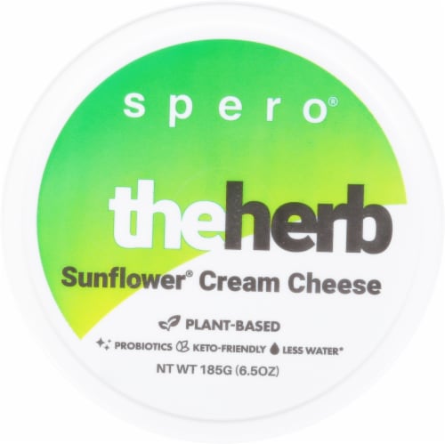 Spero® Foods Plant-Based The Herb Sunflower Cream Cheese Perspective: top