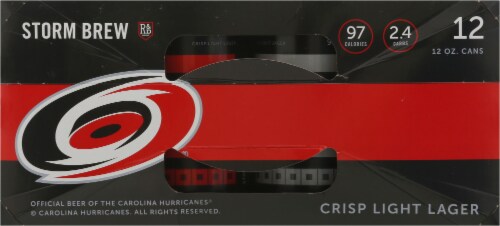 R&D Brewing Storm Brew Crisp Light Lager Perspective: top