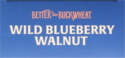 Maine Crisp Wild Blueberry Walnut Buckwheat Crackers Perspective: top