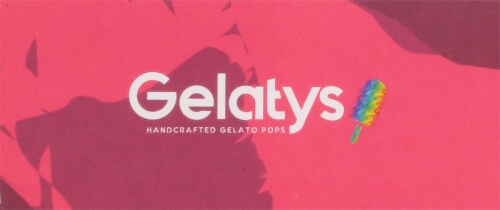Gelatys® Very Berry Cat Mixed Berry Gelato Bar Perspective: top