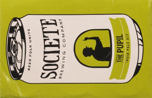 Societe Brewing Company The Pupil IPA Beer Perspective: top