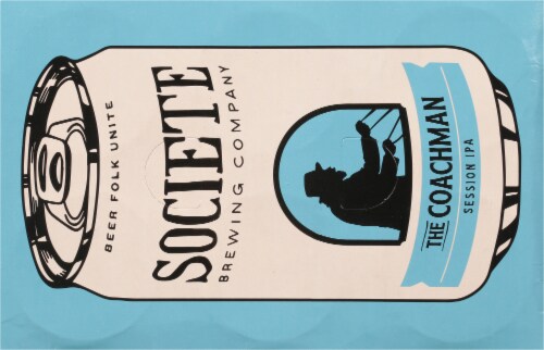 Societe Brewing Company The Coachman Session IPA Beer Perspective: top
