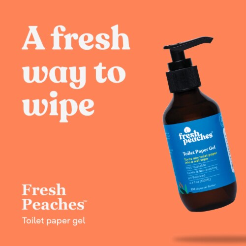 Fresh Peaches Toilet Paper Gel Starter Set WIPSTARTERPIN 1 Ct Perspective: top