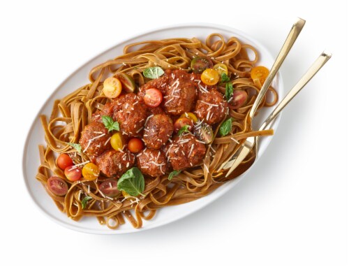 Pasta Pappone Tomato Basil Fettuccini Perspective: top