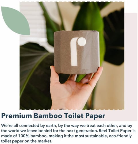 Reel® Premium Bamboo Toilet Paper Perspective: top