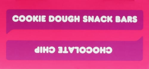 Whoa Dough Chocolate Chip Cookie Dough Bars Perspective: top
