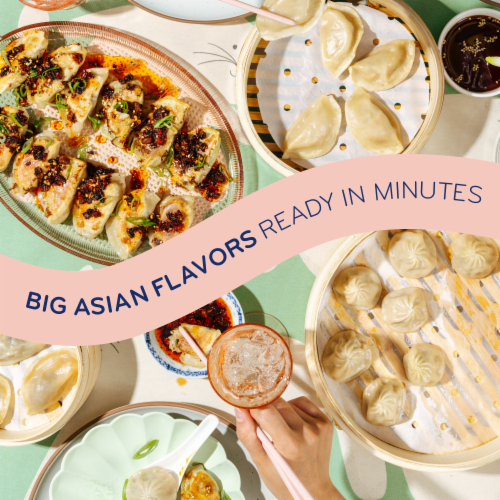 Laoban Ginger Chicken Dumplings Perspective: top