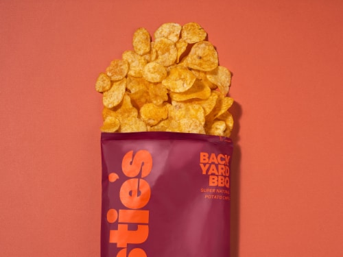 Christie's Super Natural Potato Vegan Chips - Backyard BBQ Potato Chips (5 pack / 5 oz each) Perspective: top