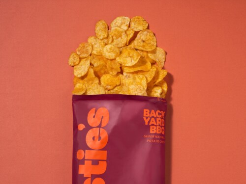 Christie's Super Natural Potato Vegan Chips - Backyard BBQ Potato Chips (8 pack/1.5oz each) Perspective: top