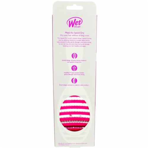 Wet Brush Speed Dry, Pink (2 Pack) Perspective: top