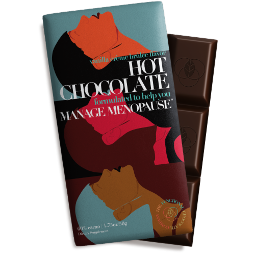 The Functional Chocolate Company Vanilla Creme Brulee Hot Chocolate Dietary Supplement Perspective: top
