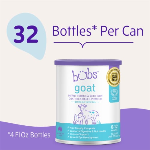 Bubs Goat Milk Infant Formula 0-12 Months Perspective: top