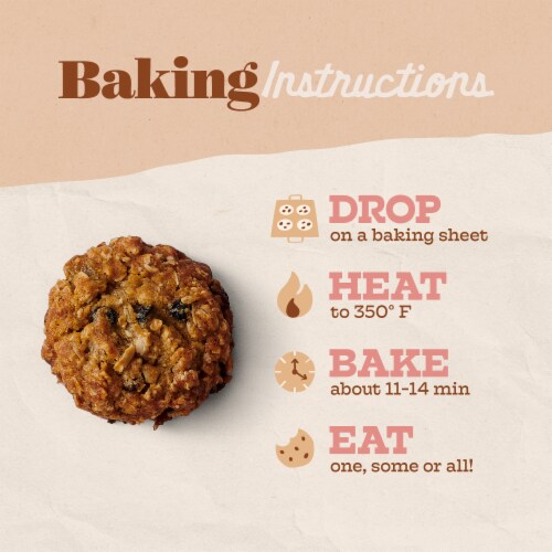 Ree Ree Dee's Oatmeal Raisin Cookie Dough Perspective: top