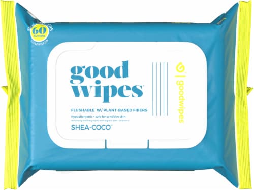 Goodwipes® Shea-Coco™ Hypoallergenic Flushable Wipes Perspective: top