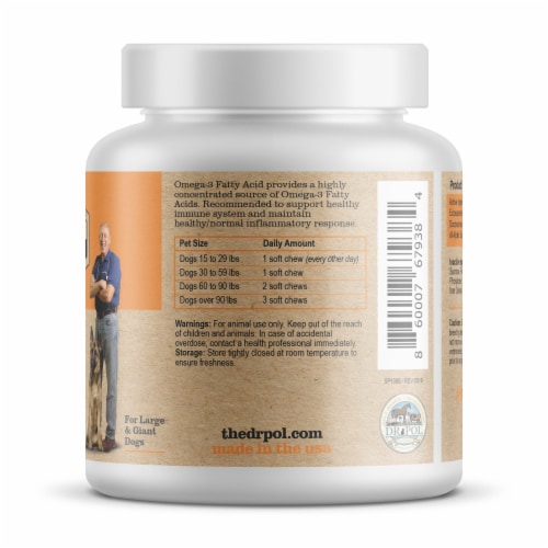 Dr. Pol Omega-3 Fatty Acid Chews for Dogs Perspective: top