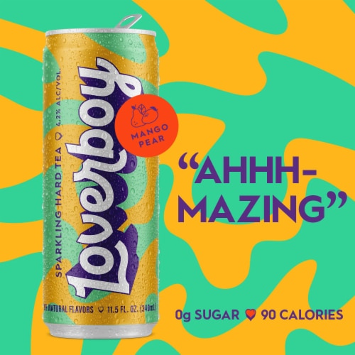 Loverboy Sparkling Hard Tea Variety Pack Perspective: top