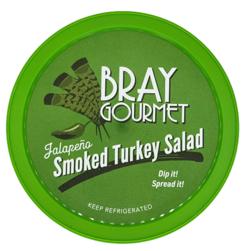 Bray Gourmet Smoked Turkey Jalapeno Dip 8 oz Perspective: top