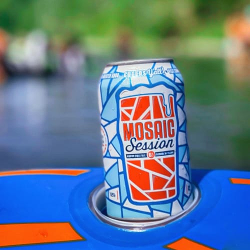 Community Beer Co. Mosaic Session Pale Ale Craft Beer Perspective: top