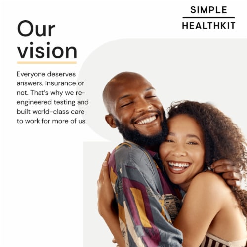 Simple HealthKit At-Home Common STD Test For Chlamydia-Gonorrhea-Trichomoniasis Perspective: top