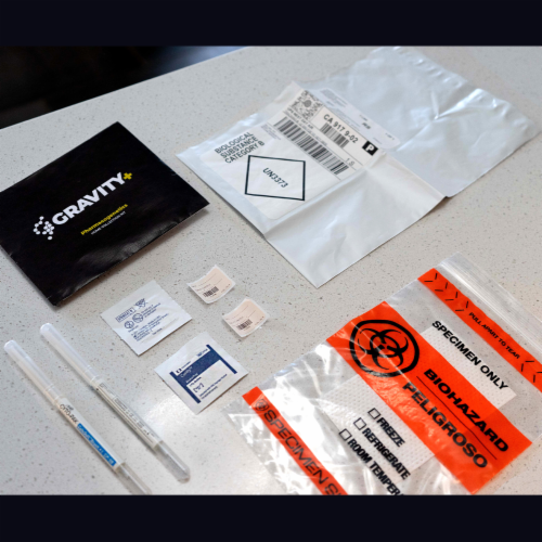 Gravity Plus Pharmacogenetics At Home PGx Test kit by Gravity+ Perspective: top