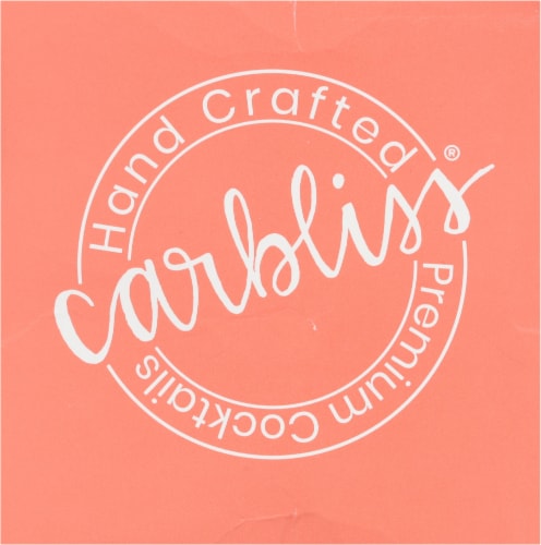 Carbliss® Peach Vodka Cocktail Perspective: top