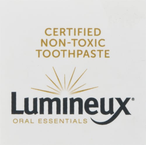 Lumineux® Oral Essentials Certified Non-Toxic Whitening Toothpaste Perspective: top