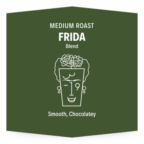 3-19 Coffee Frida Blend Medium Roast Ground Coffee Perspective: top
