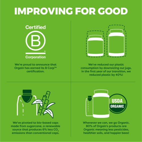 Orgain Organic High Protein Meal Replacement Drink Perspective: top
