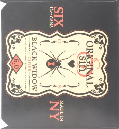 Original Sin Black Widow Cider Perspective: top