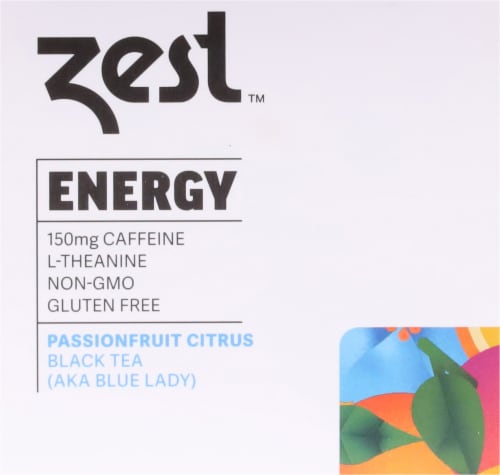 Zest™ Tea Energy Tea Blue Lady Black Tea Perspective: top