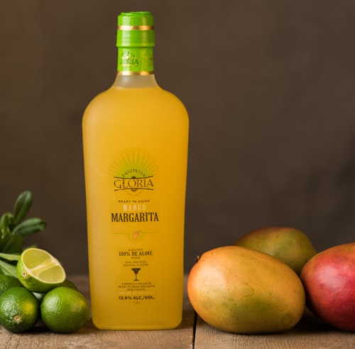 Rancho La Gloria Mango Margarita Ready to Drink Cocktail Perspective: top