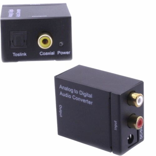 SANOXY Analog to Digital Audio Converter w/ Adapter Perspective: top