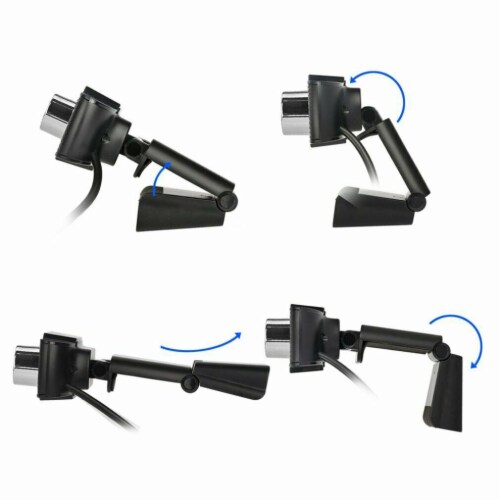 SANOXY 1280 x 720P USB Webcam with 3.5mm Perspective: top
