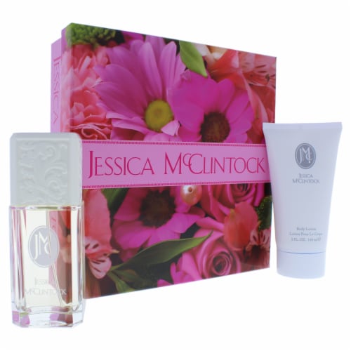Jessica McClintock Jessica McClintock 3.4oz EDP Spray, 5oz Body Lotion 2 Pc Gift Set Perspective: top