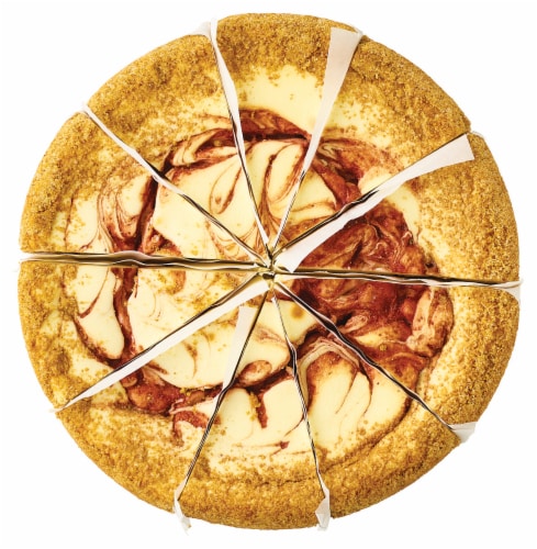 Cotton Blues Cheesecake Strawberry Swirl Cheesecake Perspective: top