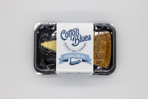 Cotton Blues Cheesecake Co. Original Single Slice Cheesecake Perspective: top