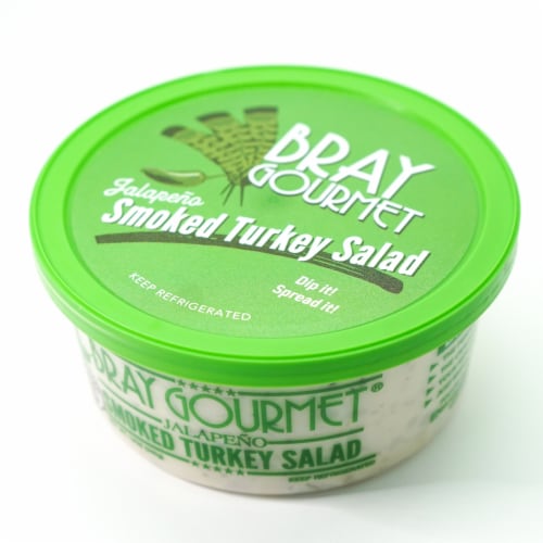 Bray Gourmet Jalapeno Flavored Smoked Turkey Salad Perspective: top