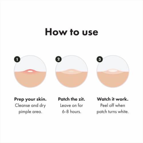 Hero Cosmetics Mighty Patch® Invisible+ Acne Pimple Patches Perspective: top