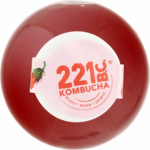 Kombucha 221 BC Berry + Hibiscus Kombucha Perspective: top
