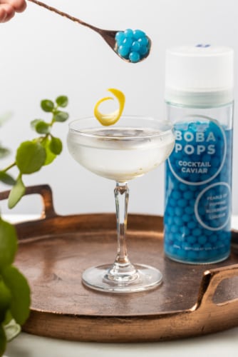 Boba POPS Blueberry Liqueur Perspective: top