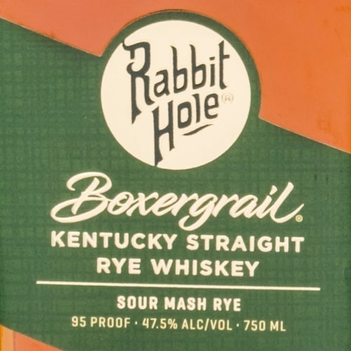 Rabbit Hole Boxergrail Kentucky Straight Rye Whiskey Perspective: top