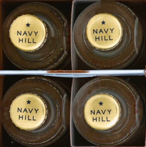 Navy Hill Classic Club Soda Bottles Perspective: top