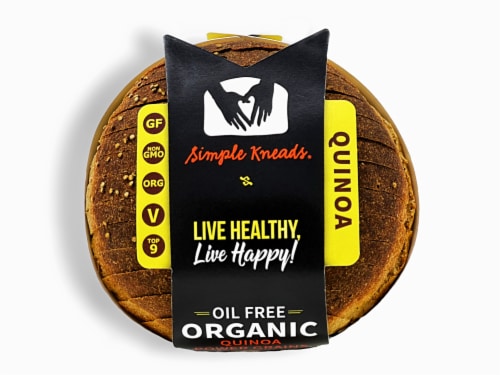 Simple Kneads Gluten Free Quinoa Multigrain Bread Perspective: top
