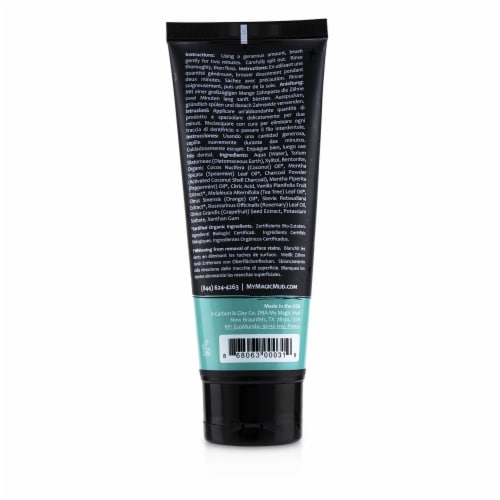 My Magic Mud  Whitening Toothpaste with Activated Charcoal   Spearmint Perspective: top