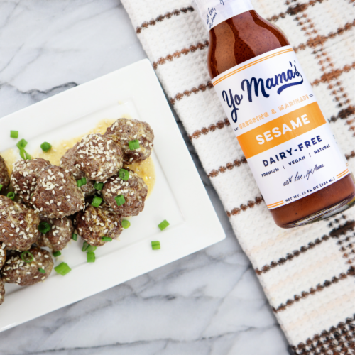 Yo Mama’s® Foods Asian Sesame Dressing & Marinade Perspective: top