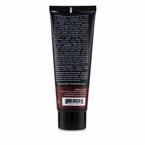 My Magic Mud® Activated Charcoal Cinnamon Clove Whitening Toothpaste Perspective: top