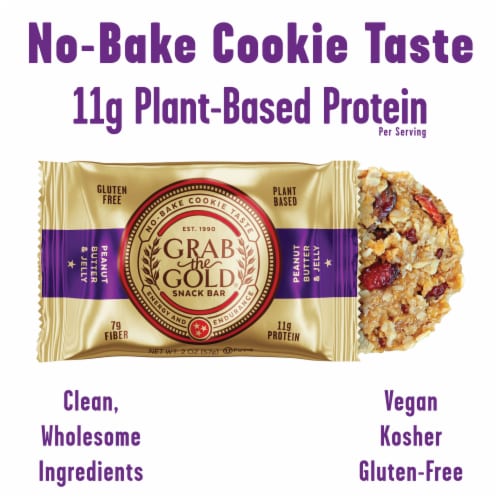 Grab the Gold® Peanut Butter & Jelly Bars Perspective: top