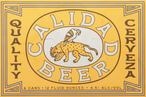 Calidad Classic Mexican Style Beer Perspective: top