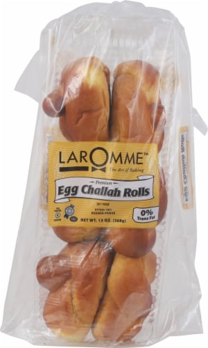 Laromme Kosher Egg Challah Rolls Perspective: top