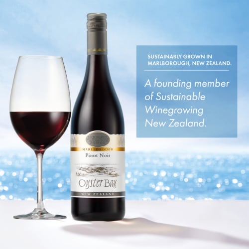 Oyster Bay Pinot Noir New Zealand Red Wine Perspective: top